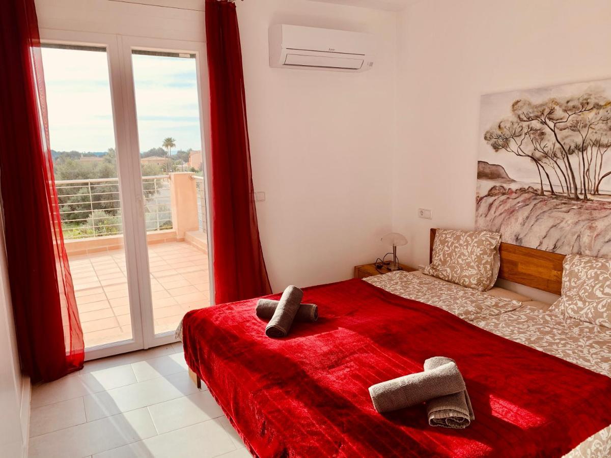 CASA Luz Solar - schöne Finca in Strandnähe, Privatpool, Klimaanlage, Wifi Santanyí Esterno foto